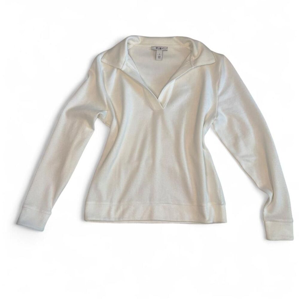 White House Black Market Women's White Jumper Top Size S